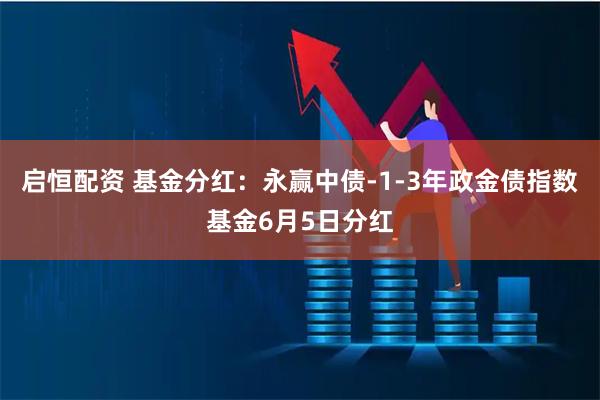 启恒配资 基金分红：永赢中债-1-3年政金债指数基金6月5日分红